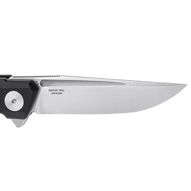 Bestechman Mini Dundee folding knife Satin D2 G10 Black (BMK08A)