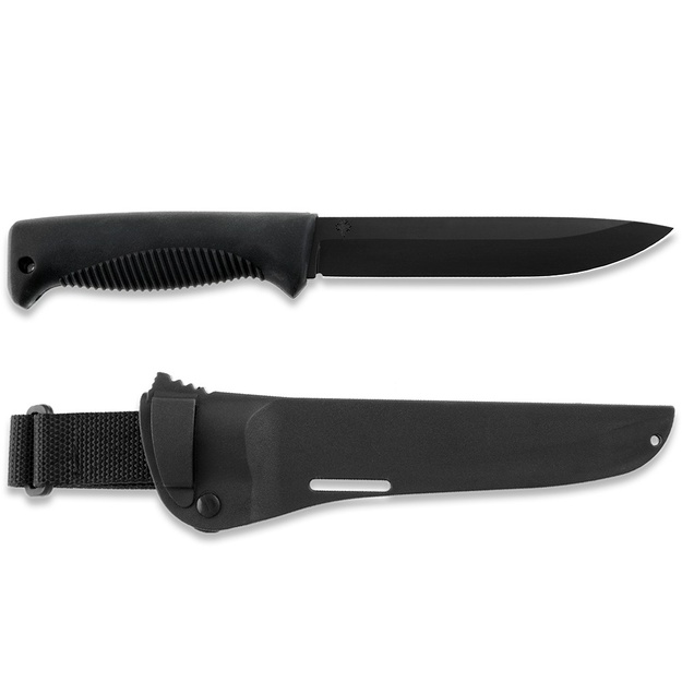 Peltonen Knives Ranger Puukko M95 Cerakote Knife, Leather Sheath, FJP00