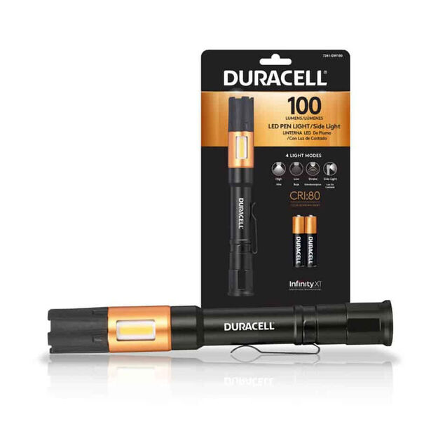 Duracell Pen Light DW100SE (+2AAA) IPX4 CRI80 (100 lm)