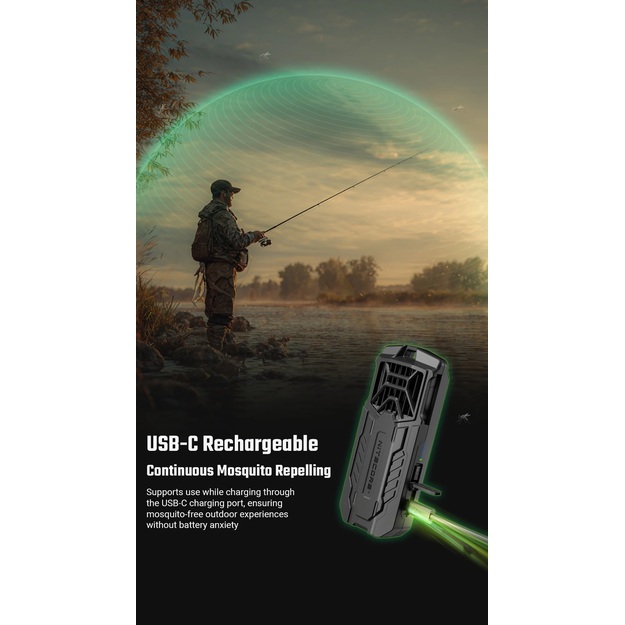 Nitecore EMR16 &ndash; отпугиватель комаров со встроенным аккумулятором