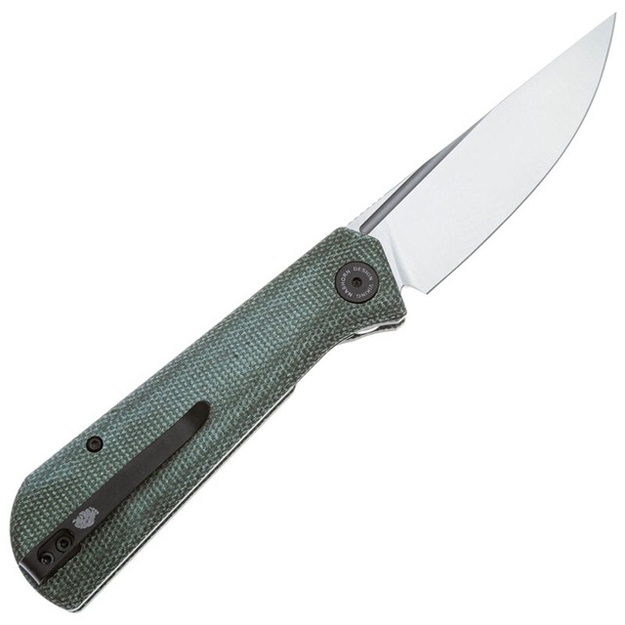 Petrified Fish Viking folding knife Green Micarta PFP07GRMS