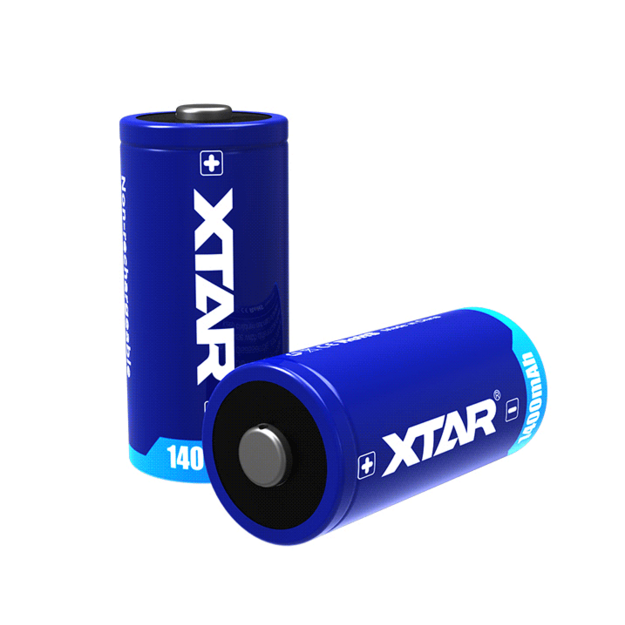 XTAR CR123A baterija, 1400mAh