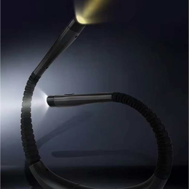 Гибкая лампа для чтения на шее