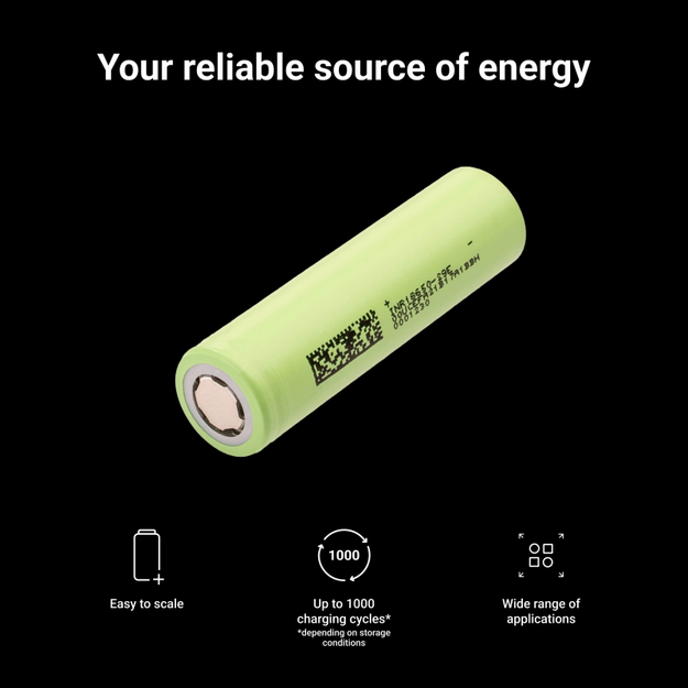 Green Cell Li-Ion Battery INR1865029E 3.7V 2900mAh
