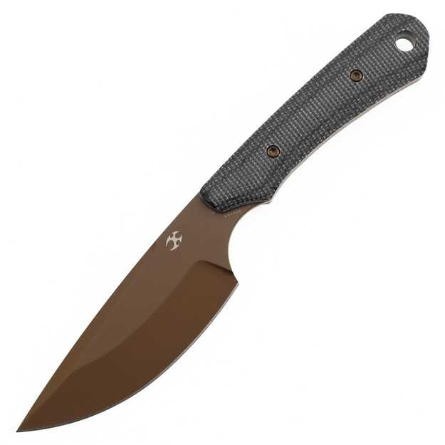 Kansept Flank fixed knife Black Micarta G006A3