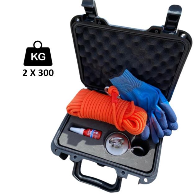 Mak&scaron;ķerē&scaron;anas magnēts - Starter komplekts - 600KG