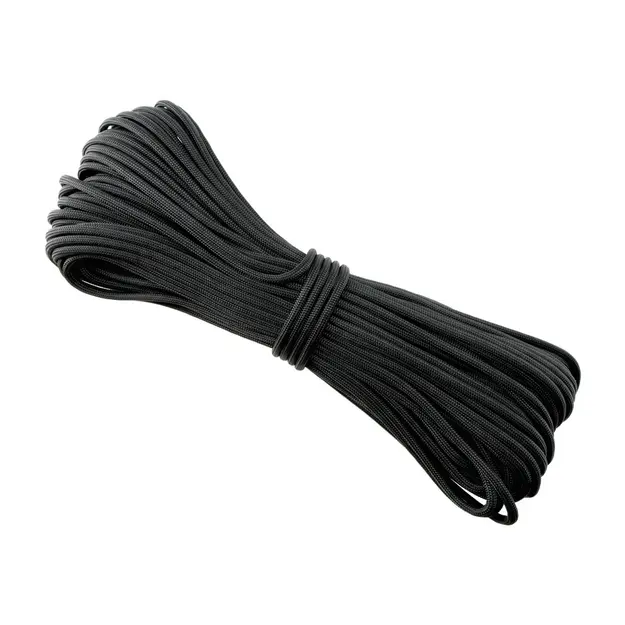 Paracord aukla EDCX 750 Type IV,  30m, melna
