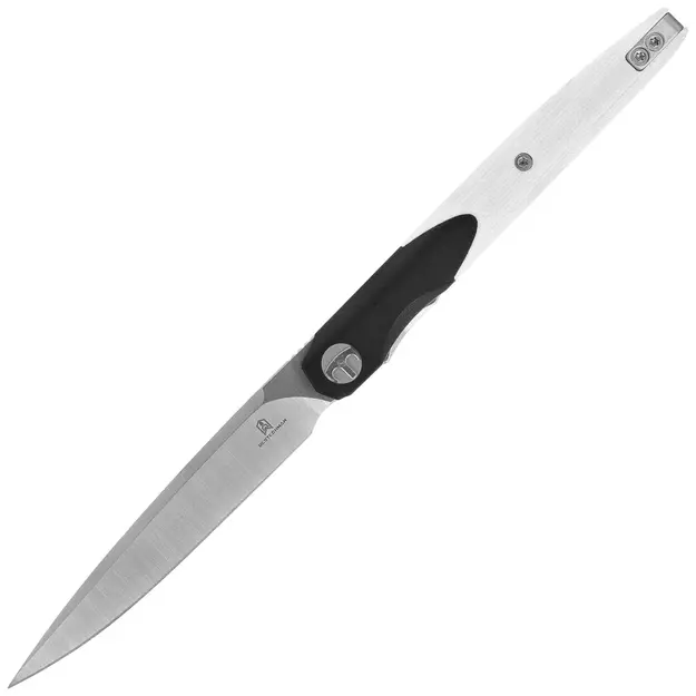 Bestechman Lanza G10 White/Black Folding Knife BMK14A