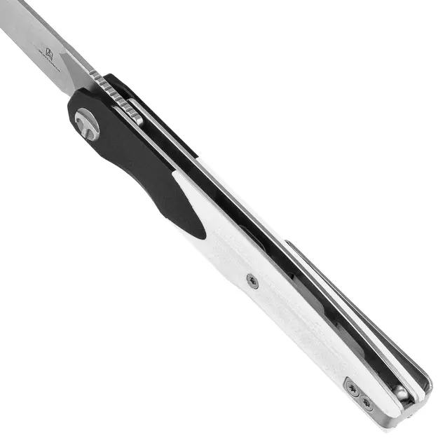 Bestechman Lanza G10 White/Black Folding Knife BMK14A