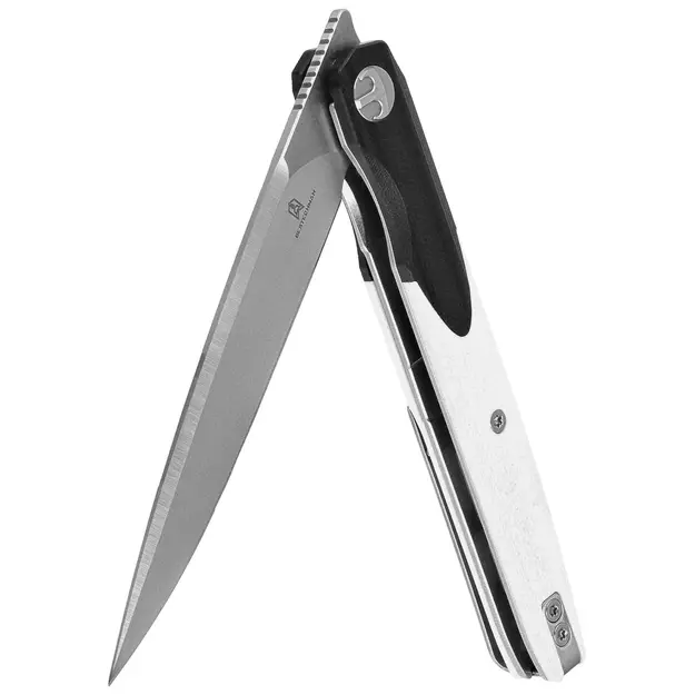Bestechman Lanza G10 White/Black Folding Knife BMK14A