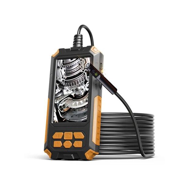 Endoskopa pārbaudes kamera ar diviem objektīviem, 5m, 9xLED, Full HD