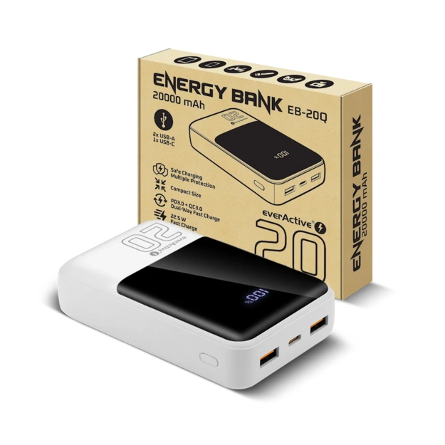 Power bank everActive Energy Bank EB-20Q 22.5W 20000mAh