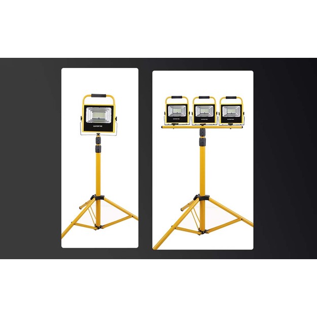 Supfire FS1-G darba prožektors ar statīvu 60W