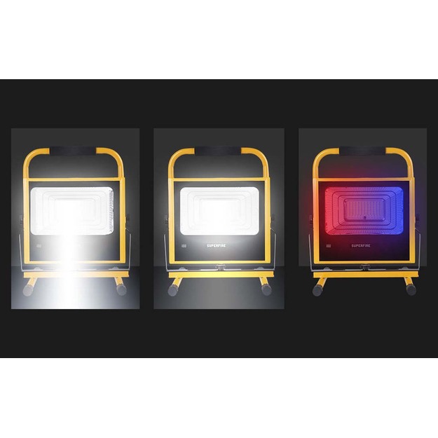 Supfire FS1-G darba prožektors ar statīvu 60W