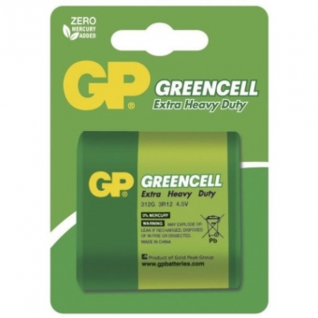GP Greencell 3R12 akumulators (4,5 V)