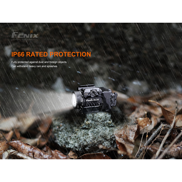 Fenix&nbsp;GL22 750 lm taktiskais lukturītis ar sarkanu lāzeru