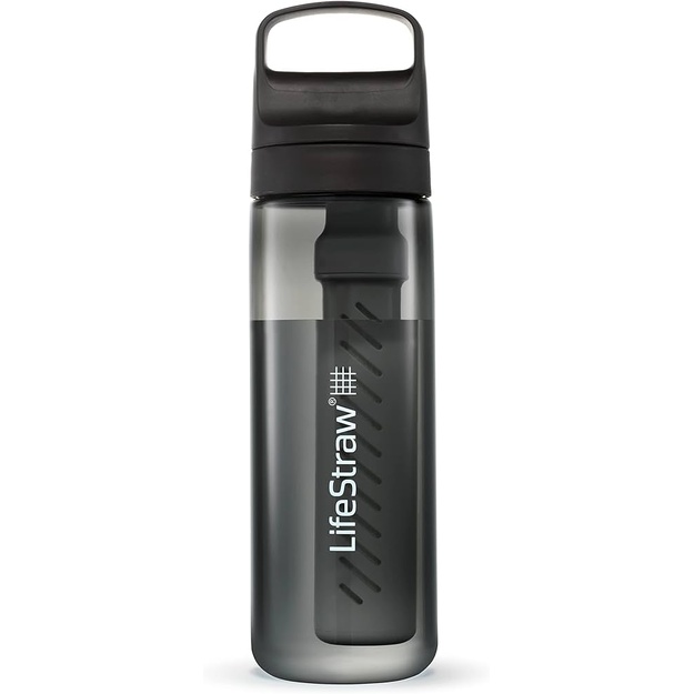 Походный поильник LifeStraw Go 2.2 с фильтром 1000 мл. Nordic Noir LGV41LGYWW