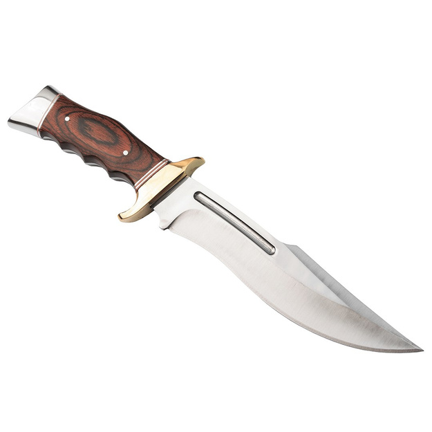 Smags medību nazis BSH Adventure N-217A (Recurve Bowie, Full Tang)