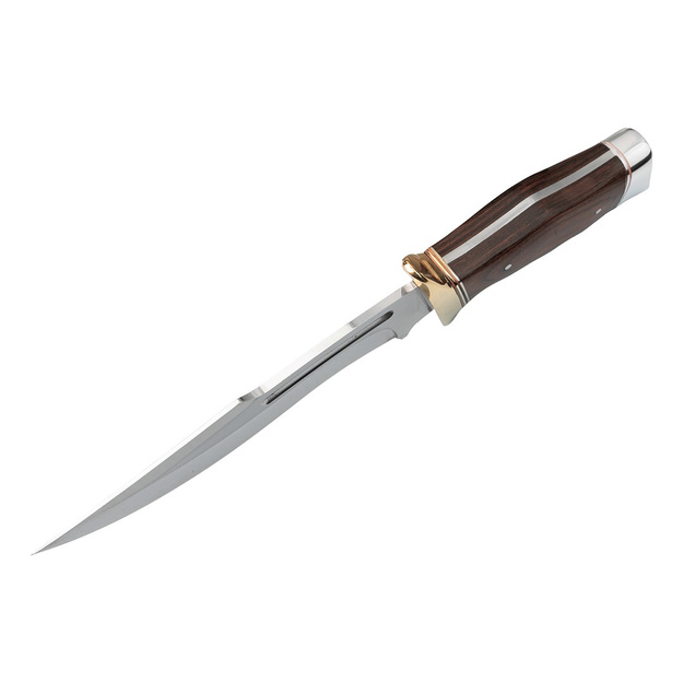 Smags medību nazis BSH Adventure N-217A (Recurve Bowie, Full Tang)