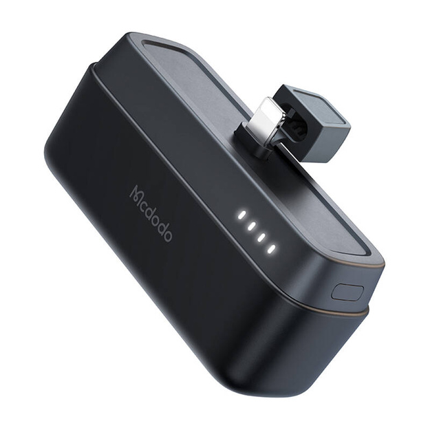 Mcdodo Power Bank MC-6281 20W, 5000 mAh ar Lightning savienotāju (melns)