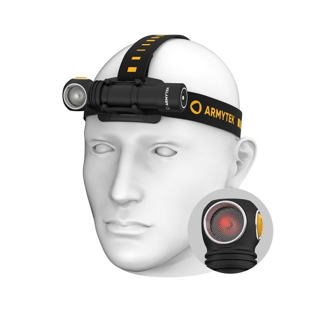 Armytek Wizard C2 WR lukturītis, USB, balta un sarkana gaisma F06901C