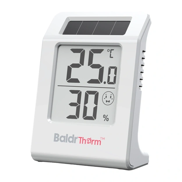 BALDRTHERM E0587TH Solar-Powered Thermohygrometer