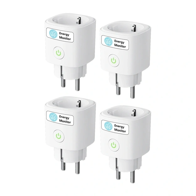MEROSS MSS315CFH-EU Smart Plug with Energy Monitoring (Matter) (Set of 4)