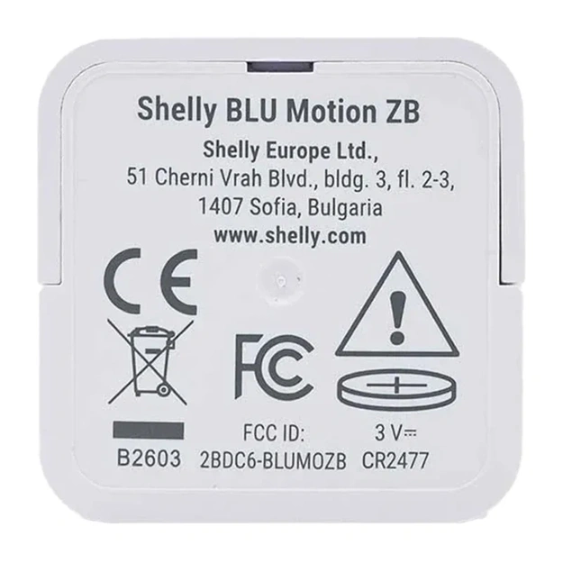 Shelly BLU Motion ZB Motion Sensor