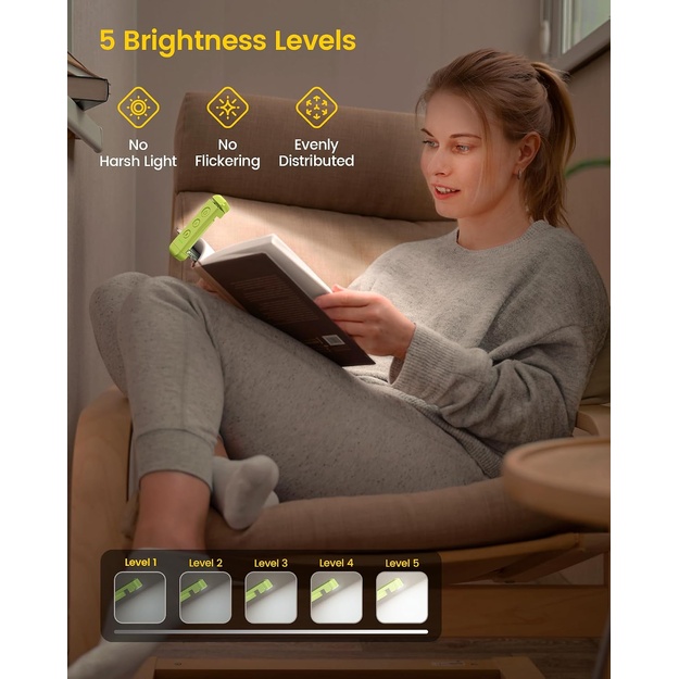 Glocusent lasāmlampa, USB, zaļa, GLCSNTBL305