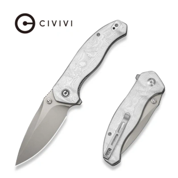Saliekamais nazis Civivi Vyrent Aluminum Foil G10, Stonewashed Nitro-X7 (C25037B-1)