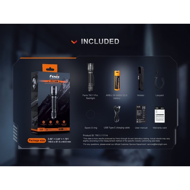 Fenix TK11 PRO LED taktiskais lukturis Special Edition
