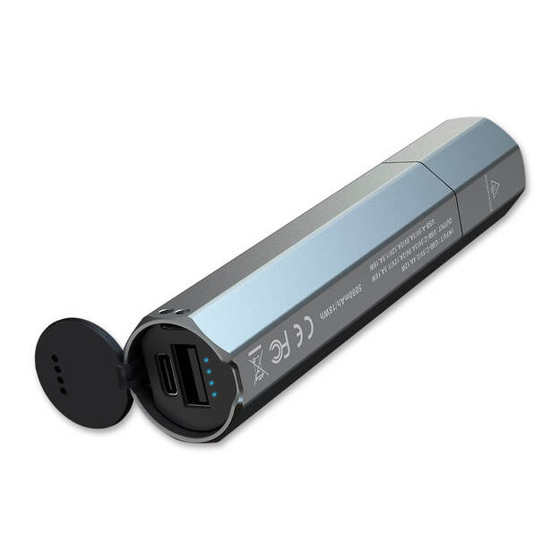 Fenix ​​E-CP flashlight + power bank. Blue
