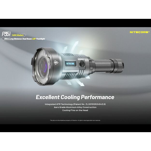 Nitecore P35i - LED and laser flashlight