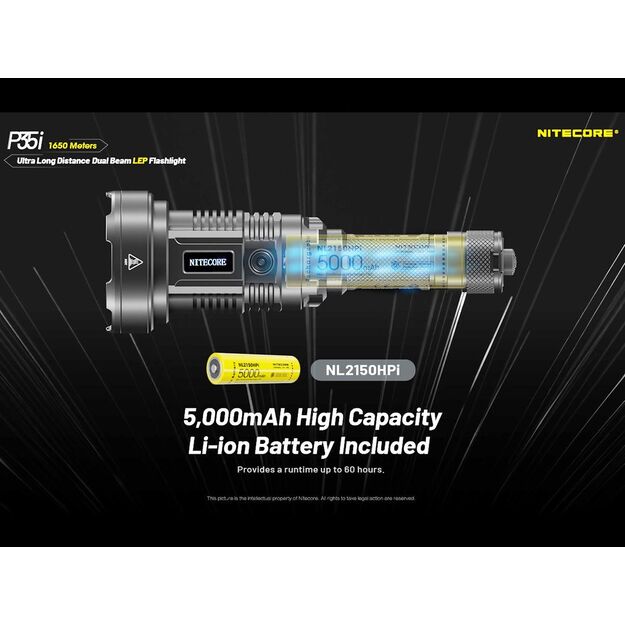 Nitecore P35i - LED and laser flashlight