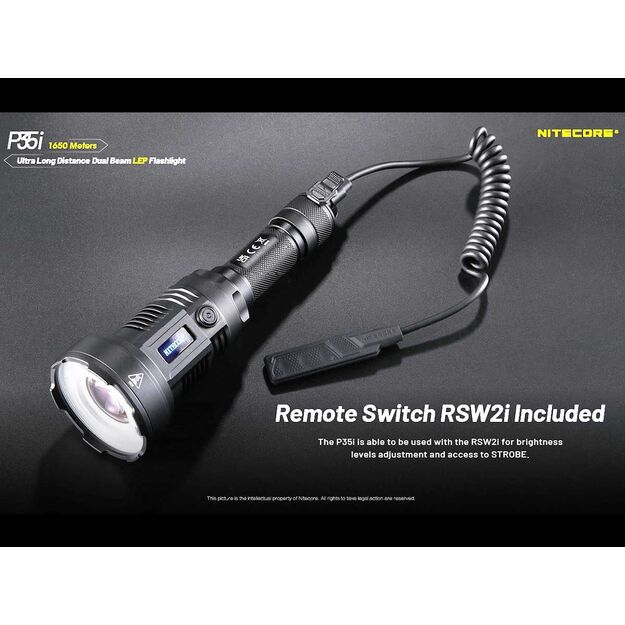 Nitecore P35i - LED and laser flashlight