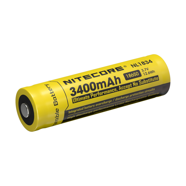 Nitecore 18650 akumulators 3.7V 3400mAh NL1834