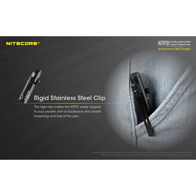 Nitecore NTP31 taktiskā pildspalva