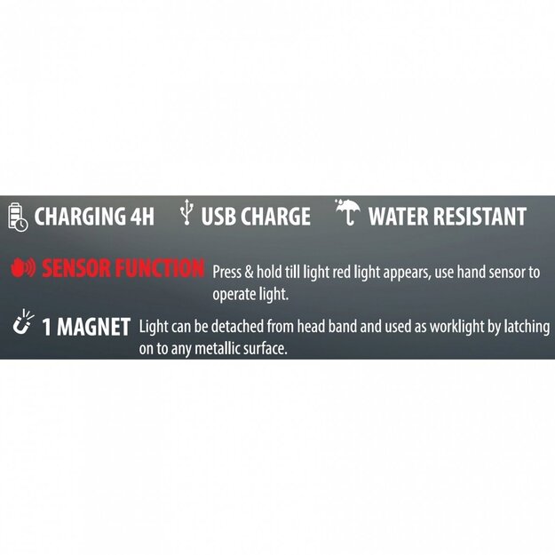 Prožektors darbam COB (ar magnētu)