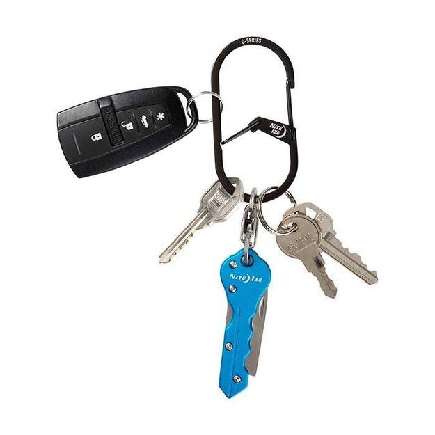 Nite Ize - G Series Dual Cam Black karabīne Nr. 2 - GS2-01-R6