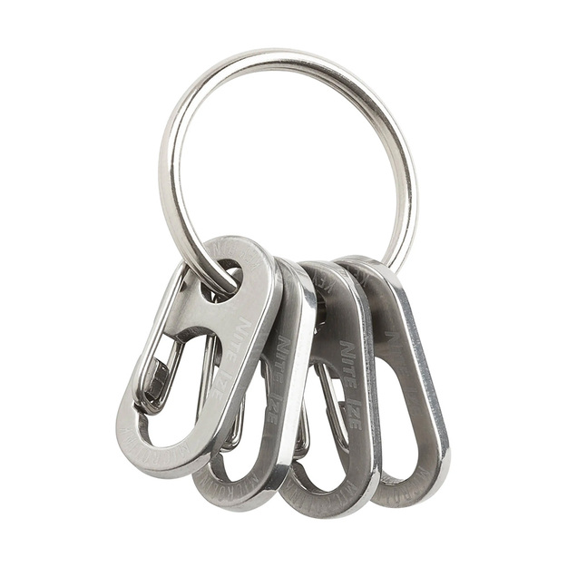 Nite Ize - стальной брелок KeyRing MicroLink - RL-11-R3