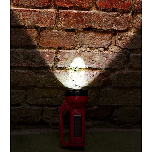 Vayox VA0123 2-in-1 uzlādējams lukturītis ar sānu apgaismojumu un saules uzlādi