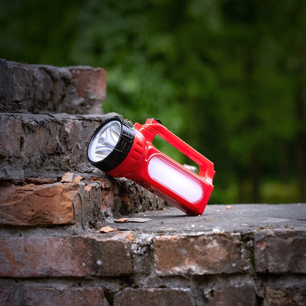 Vayox VA0123 2-in-1 uzlādējams lukturītis ar sānu apgaismojumu un saules uzlādi