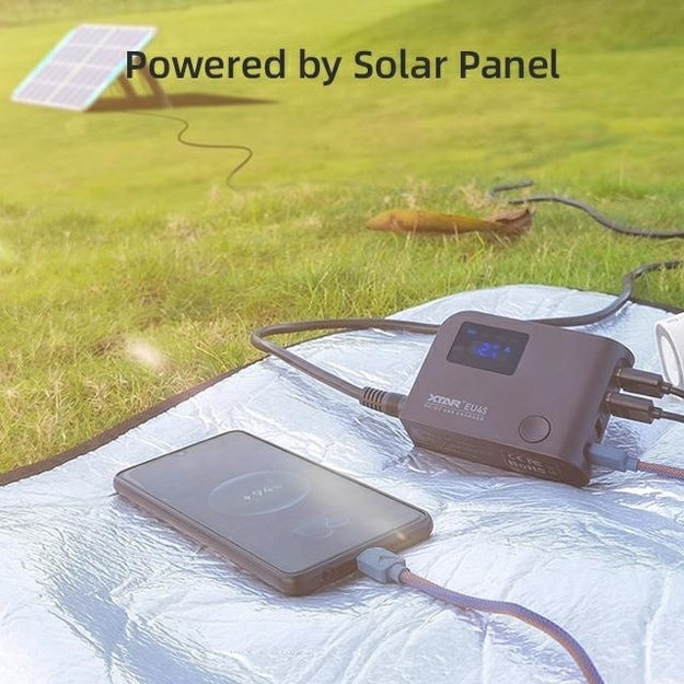 Lādētājs USB XTAR EU4S QC3 Type-C DC-CD