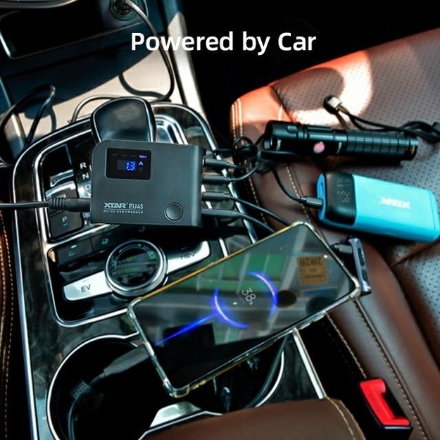 Lādētājs USB XTAR EU4S QC3 Type-C DC-CD