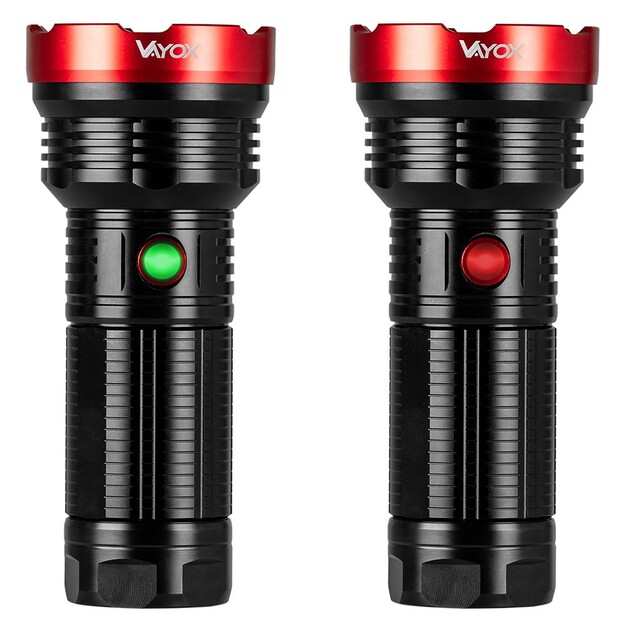Vayox Pro Series Tactical Flashlight 20W 2000lm 1055m VA0110