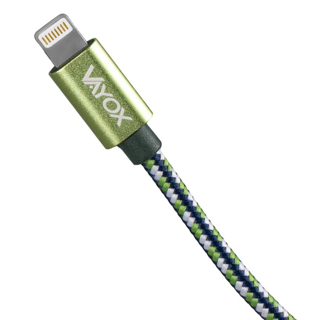 Vayox USB kabelis 1,5 m zaļ&scaron; VA0147