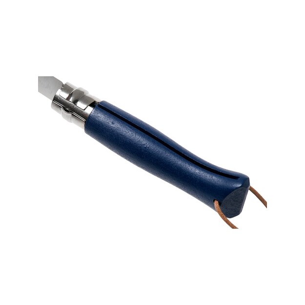 Нож Opinel Trekking Knife No.8 с лезвием из нержавеющей стали и синей рукояткой