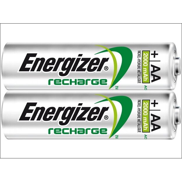 Energizer Mini akumulatoru lādētājs + 2 x R6/AA 2000 mAh baterijas