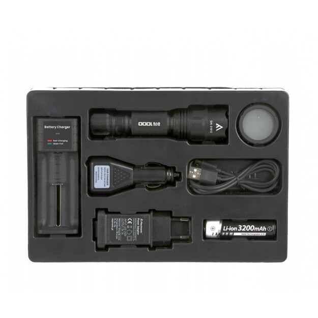 Mactronic Black Eye 1000 uzlādējams lukturis 1000lm THH0049