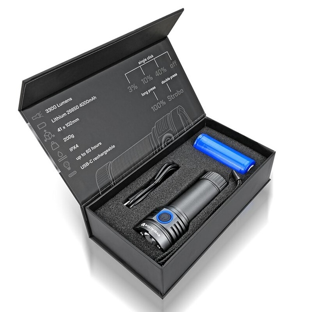 EverActive FL-3300R Luminator uzlādējams LED lukturītis